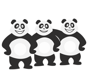 Panda et ses amis qui s'ennuient
