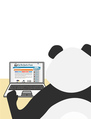 Panda sur internet