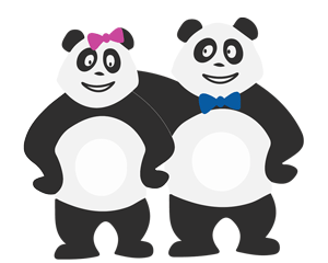 Panda en couple